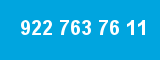 922 763 76 11 922 763 76 11